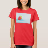 "Aardbeienvruchten" koetfoto. Bestel nu T-shirt (Voorkant)