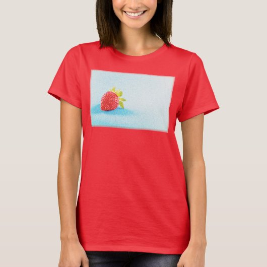 "Aardbeienvruchten" koetfoto. Bestel nu T-shirt (Voorkant)