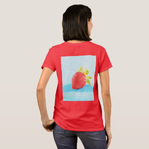 "Aardbeienvruchten" koetfoto. Bestel nu T-shirt