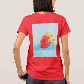 "Aardbeienvruchten" koetfoto. Bestel nu T-shirt (Achterkant)