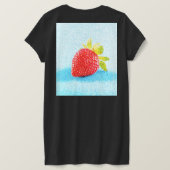 "Aardbeienvruchten" koetfoto. Bestel nu T-shirt (Design achterkant)