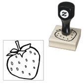 Aardbeienvruchten Rubberstempel (Gestempeld)