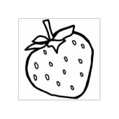 Aardbeienvruchten Rubberstempel (Afrduk)