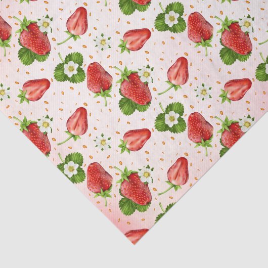 Aardbeienvruchten Tissuepapier (Detail)