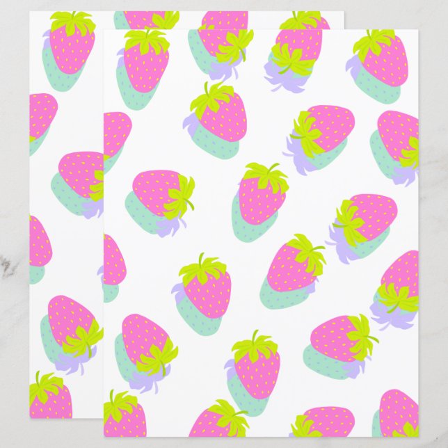 Aardbeienwit (Voorkant / Achterkant)