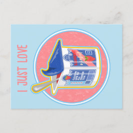 Aardbeienyoghurt Briefkaart