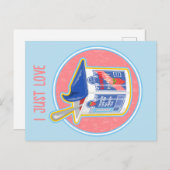 Aardbeienyoghurt Briefkaart (Voorkant / Achterkant)