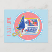 Aardbeienyoghurt Briefkaart (Voorkant)