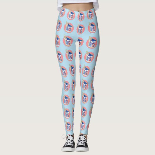 Aardbeienyoghurt Leggings (Voorkant)