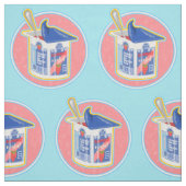 Aardbeienyoghurt Stof (Swatch)