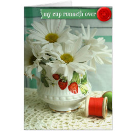 aardbeienzegels-"Mijn beker loopt over"