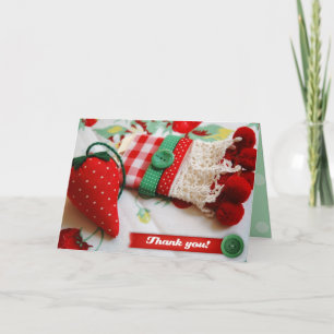  aardbeienzegeningen - "Dank u" Bedankkaart