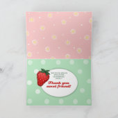 aardbeienzegeningen - "I Treasure You" Kaart (Binnen)