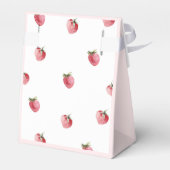 Aardbeienzoet baby shower bedankdoosjes (Achterkant)