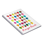 Aardbeienzoetheid Knap vruchtrecept Notitieboek (Rechterzijde)