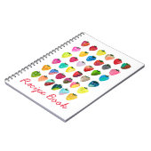 Aardbeienzoetheid Knap vruchtrecept Notitieboek (Linkerzijde)