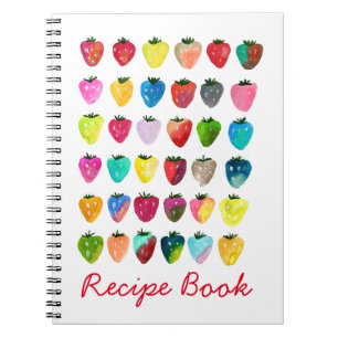 Aardbeienzoetheid Knap vruchtrecept Notitieboek