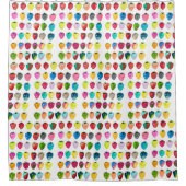 Aardbeienzoetheid waterverf schattige vruchten douchegordijn (Voorkant)