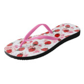aardbeienzomer teenslippers (Schuin)