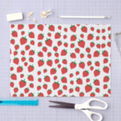 Aardbeienzomerpatroon Tissuepapier (Craft)