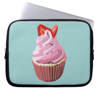 Aardbeienzwenkkoepelhoes Laptop Sleeve