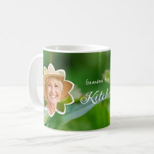 Aardbeifoto met portret van oma Op maat gemaakt Koffiemok