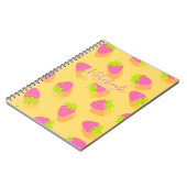 aardbeigeel notitieboek (Linkerzijde)