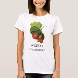 Aardbeiillustratie Personaliseren T-shirt
