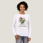 Aardbeiillustratie Personaliseren Tri-Blend Shirt (Voorkant)