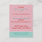 Aardbeike Visitekaartje C (Achterkant)