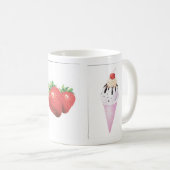 aardbeikegels koffiemok (Voorkant rechts)