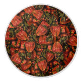 Aardbeikeramische knop (Voorkant)