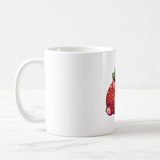 Aardbeikikker Koffiemok (Links)