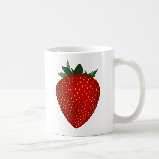 aardbeikoffie-mok koffiemok (Rechts)