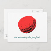 aardbeimakreel briefkaart (Voorkant / Achterkant)