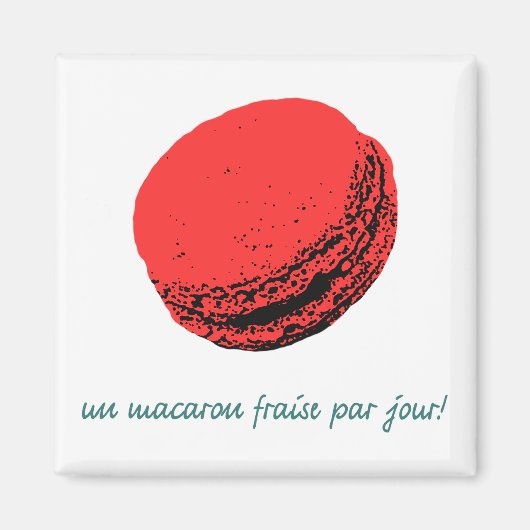 aardbeimakreel magneet (Voorkant)