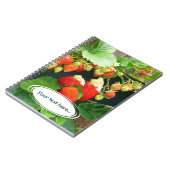 aardbeimandje ~ Jouw tekst Notitieboek (Linkerzijde)