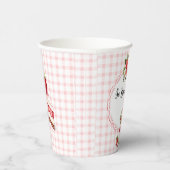 Aardbeimuis Baby shower-papier kopjes Papieren Bekers (Rechts)