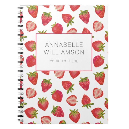 Aardbeinaam Notitieboek (Voorkant)