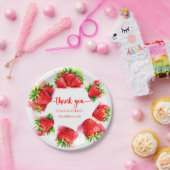 Aardbeipapier Borden – Schattige & leuk servies Papieren Bordje (Feest)