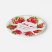 Aardbeipapier Borden – Schattige & leuk servies Papieren Bordje (Gekanteld)