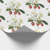 Aardbeipatroon Cadeaupapier (Hoek)