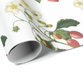 Aardbeipatroon Cadeaupapier (Rol Hoek)