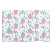 ٍAardbeipatroon Kussensloop (Voorkant-Rechts)