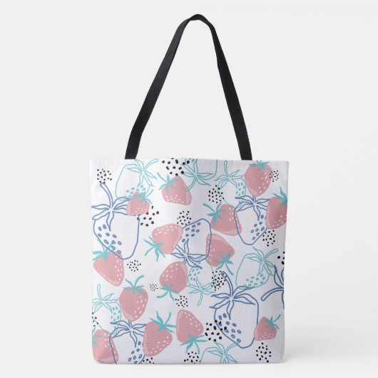 ٍAardbeipatroon Tote Bag (Voorkant)