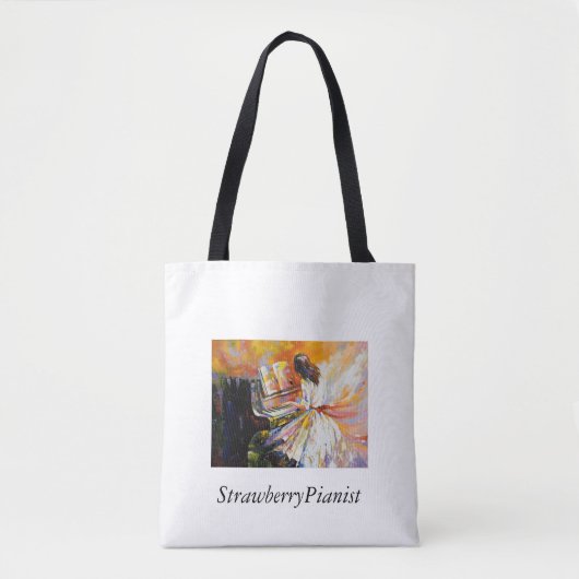 AardbeiPianist Tote Bag (Voorkant)