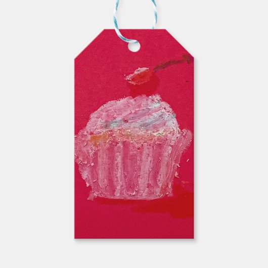 Aardbeiroom Cadeaulabel (Voorkant)