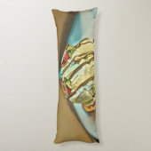 Aardbeiroomcrème Lichaamskussen (Achterkant (Verticaal))