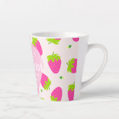 aardbeiroze latte mok (Rechts)