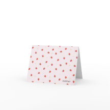 Aardbeistroken Grandmillennial Bedankbrief